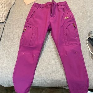 Womens fleece lined snow pants
